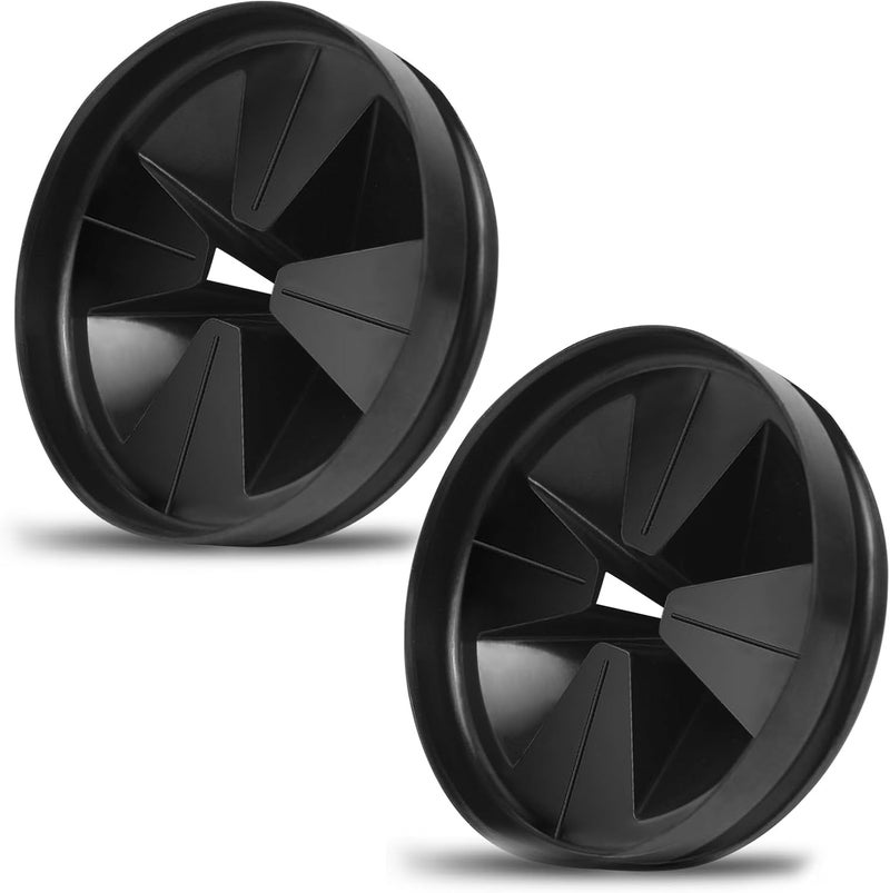 MMXIANG Garbage Disposal Splash Guards, 3 3/8" Kitchen Sink Splash Guard, QCB-AM Garbage Disposal Stopper Fit for in.SinkErator Evolution Series, Rubber Kitchen Sink Drain Cover(2 Pack) - Image 1